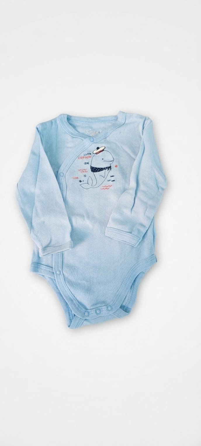 🩵 Body bébé garçon'' KIMADI'' – manches longues 🩵