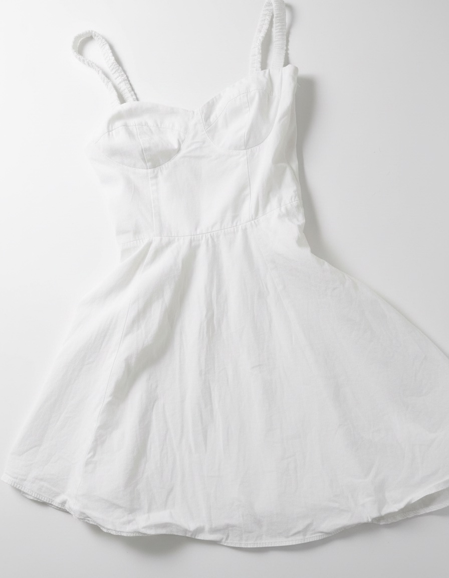 Robe blanche bershka