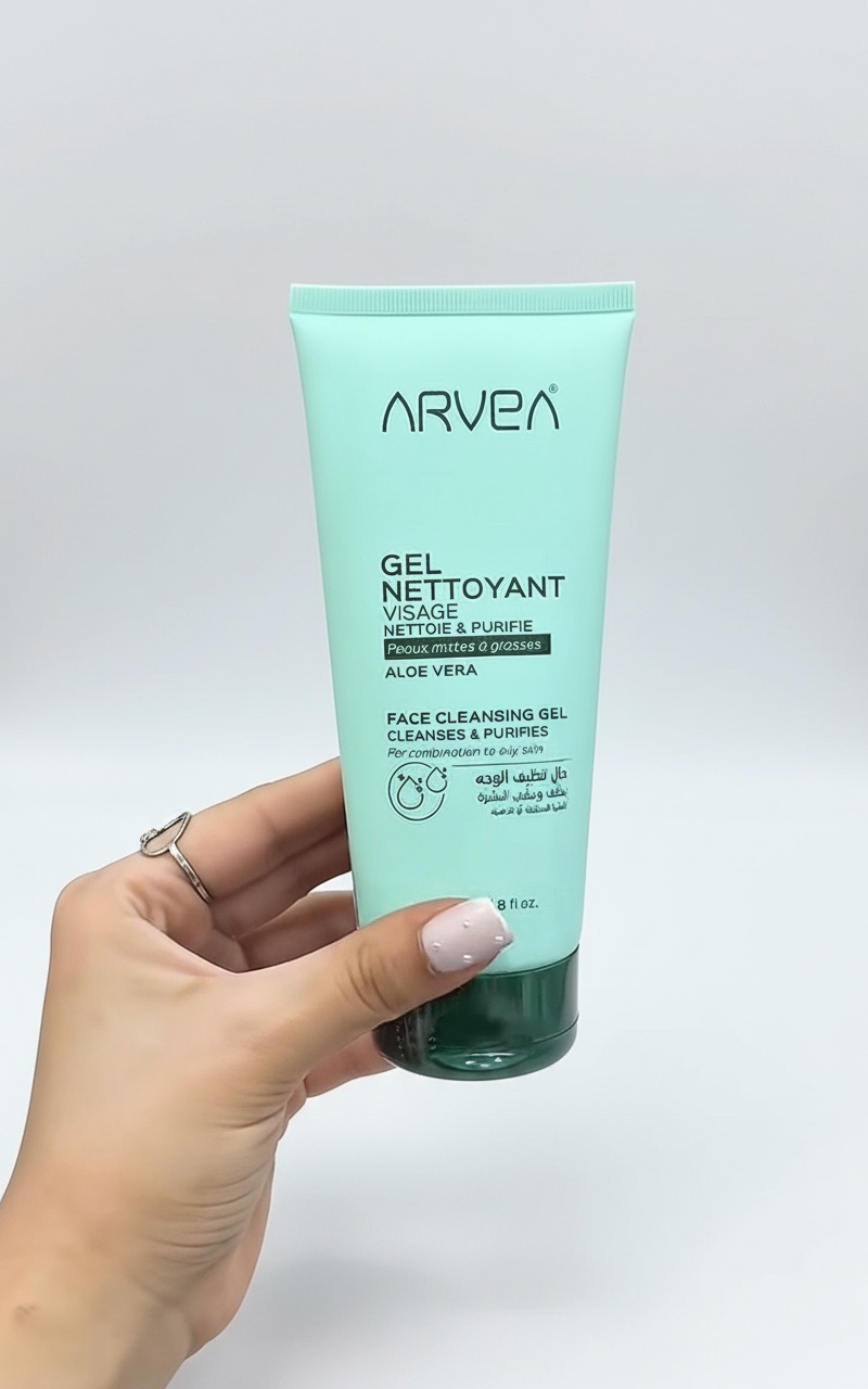 Gel netoyant arvea pour tous les types de peau