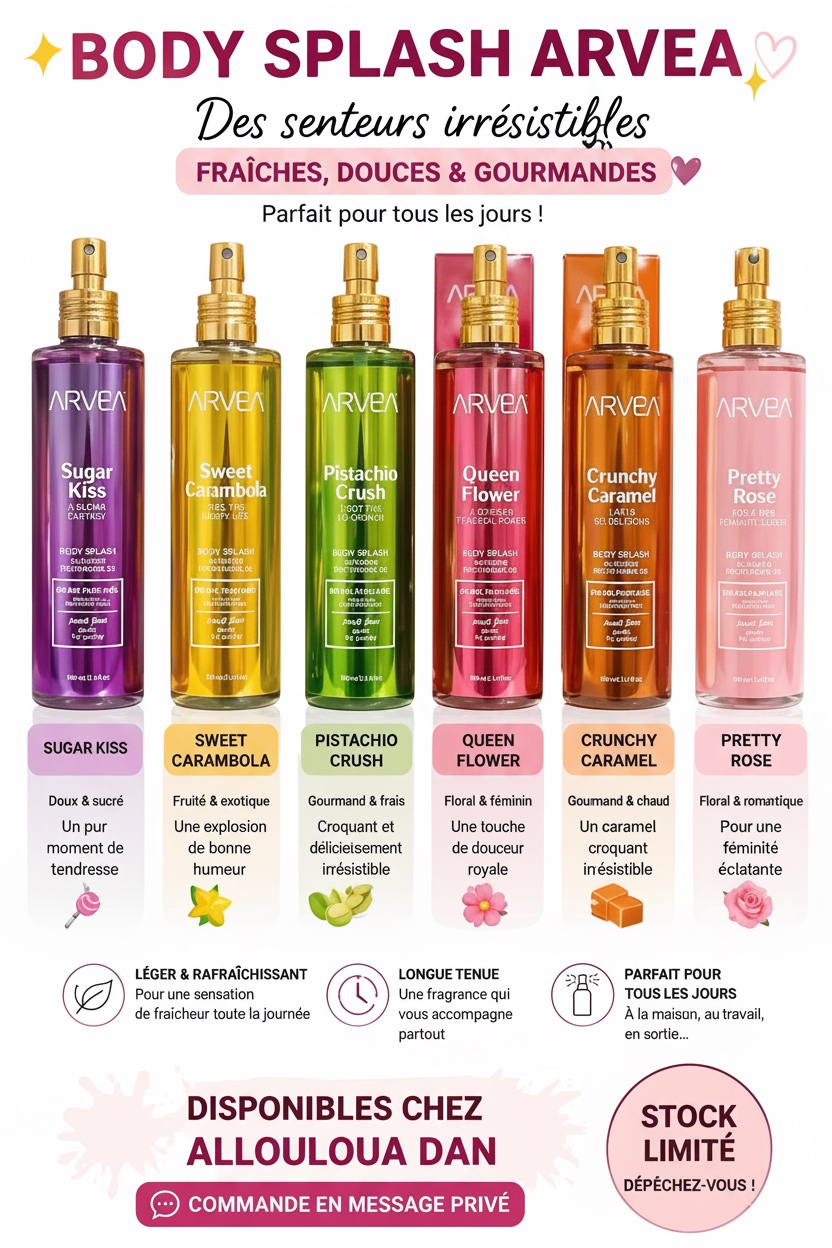 Brume Parfumée Arvea 160ml Neuf