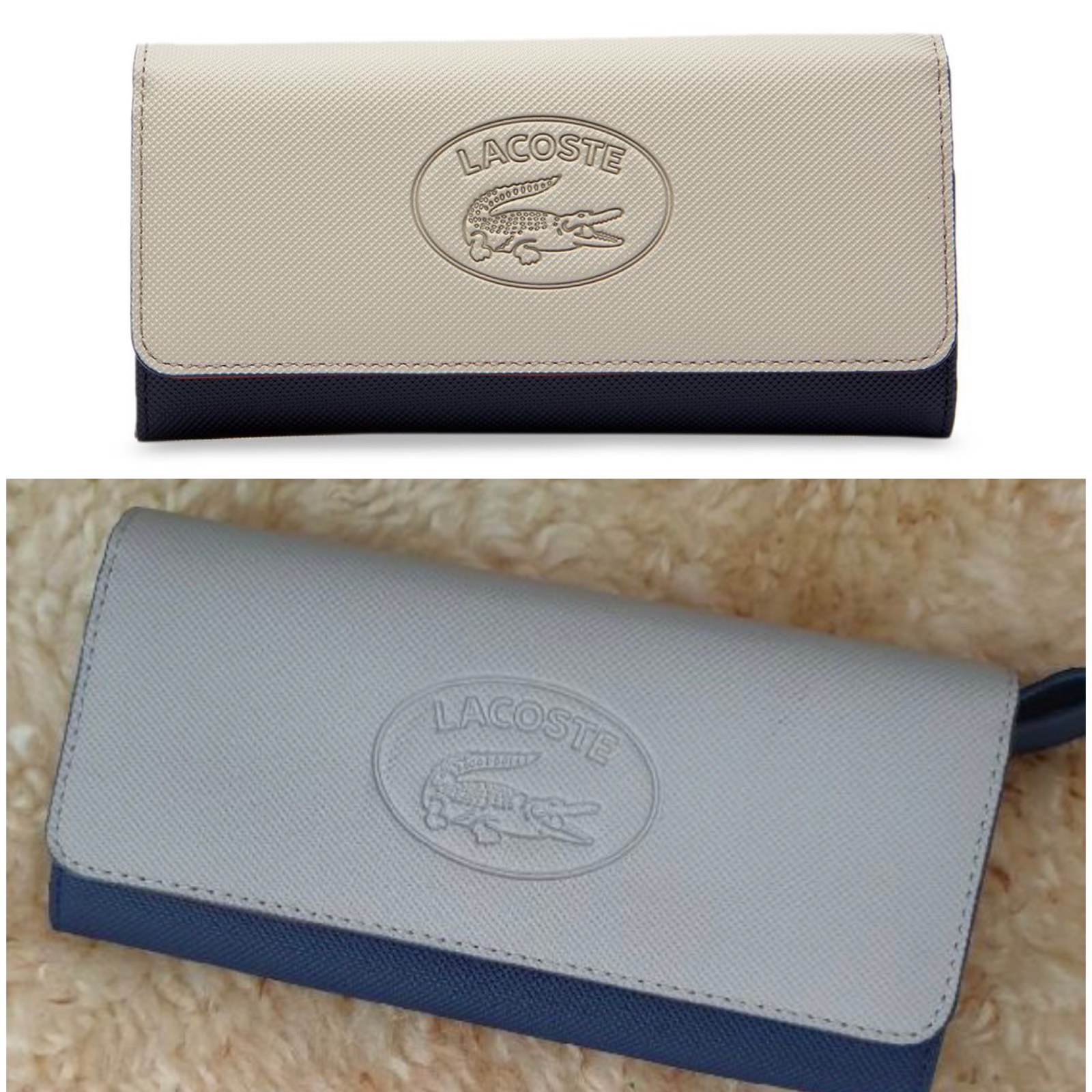 Porte feuille lacoste authentique