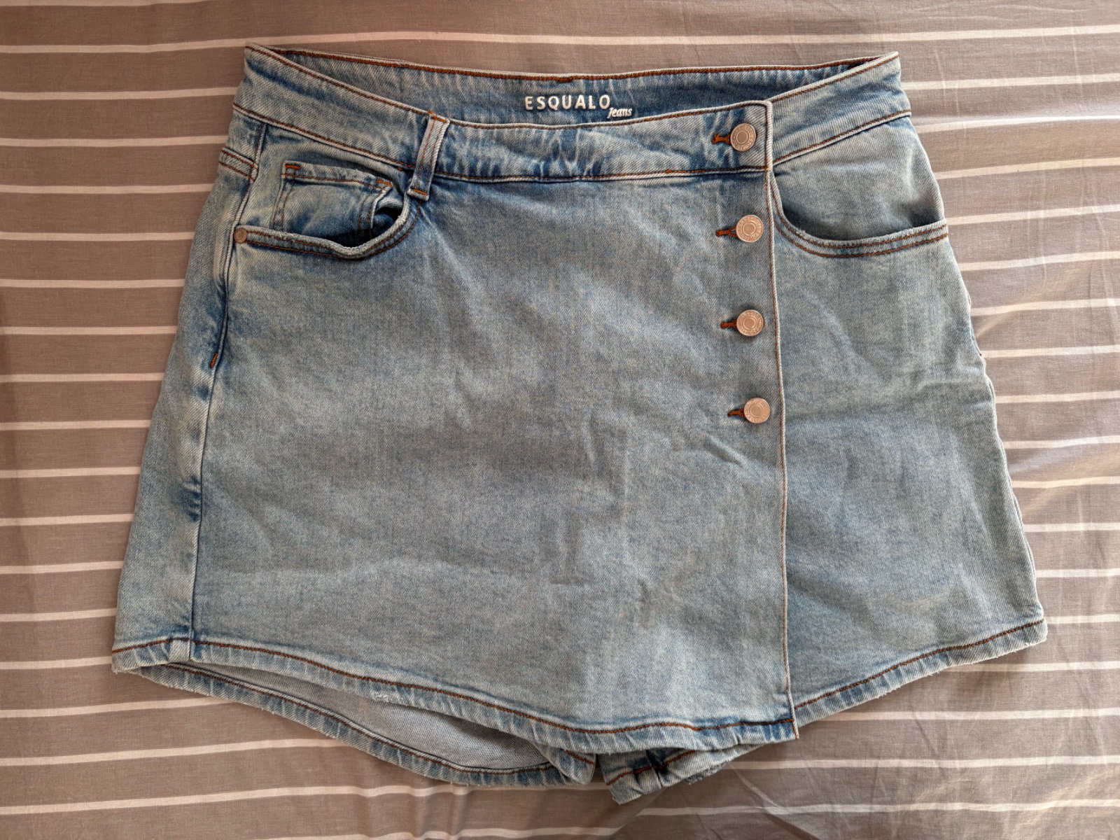 Jupe short jean