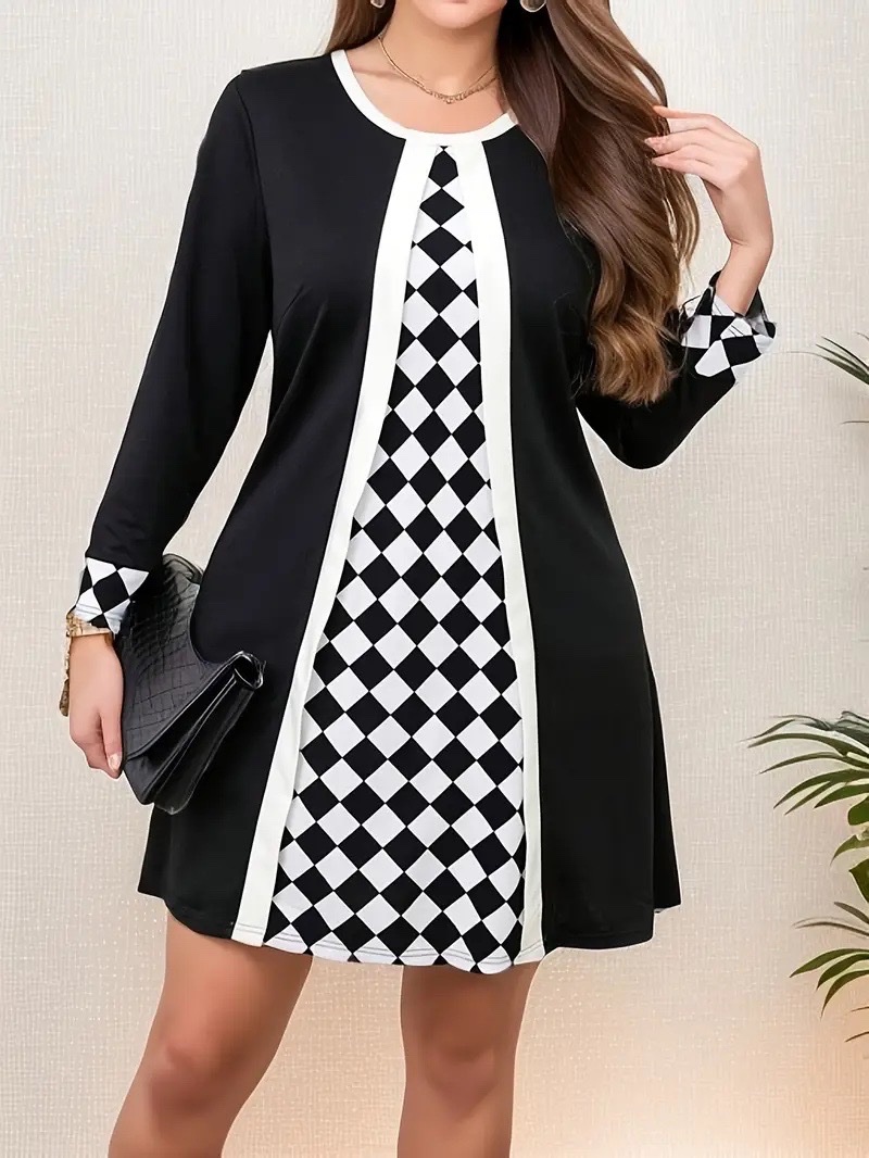 Robe noir et blanc