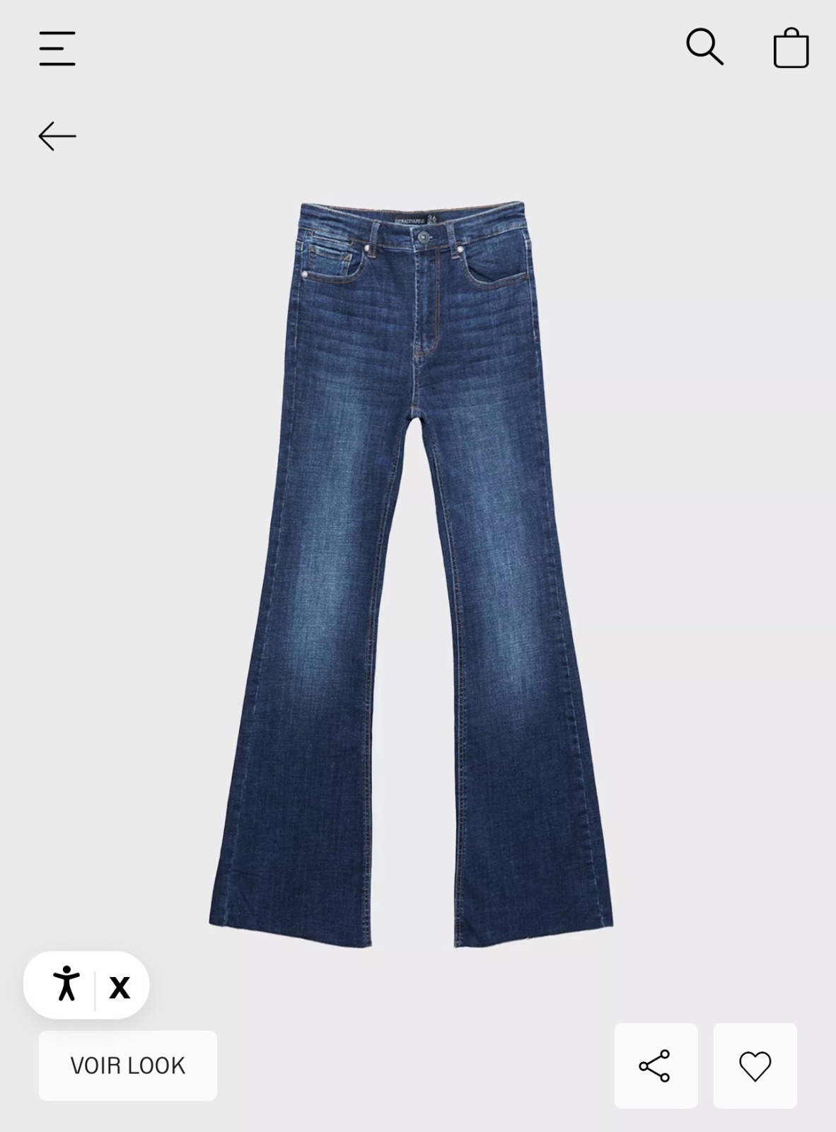 Un jean pattes delephants