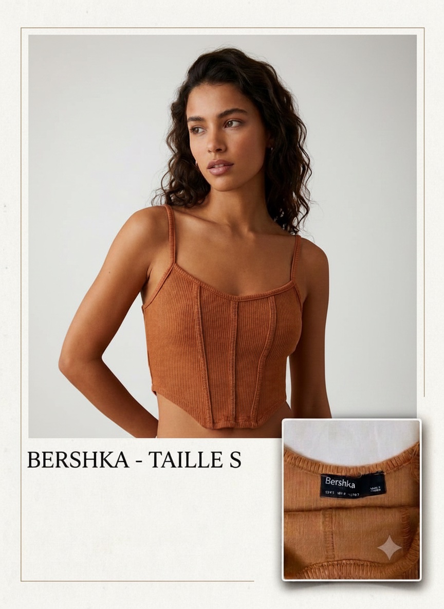 Top BERSHKA taille S