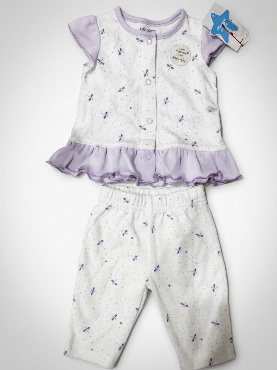 Une tenue en cotton - 0 mois