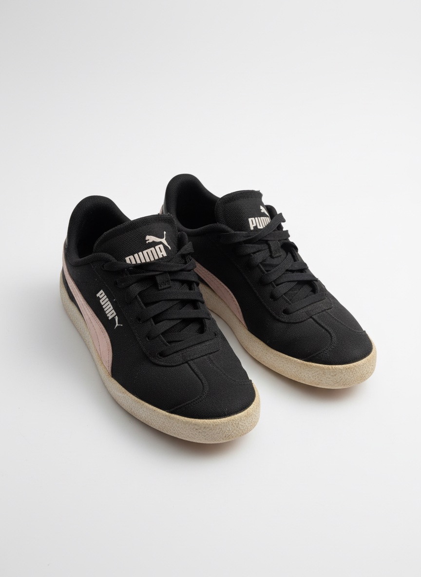 Basckets puma noir rose 