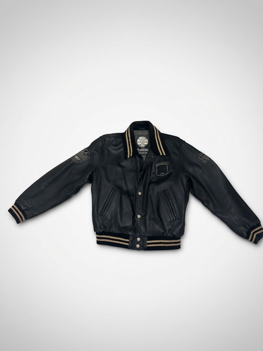 Manteau cuir noir M 