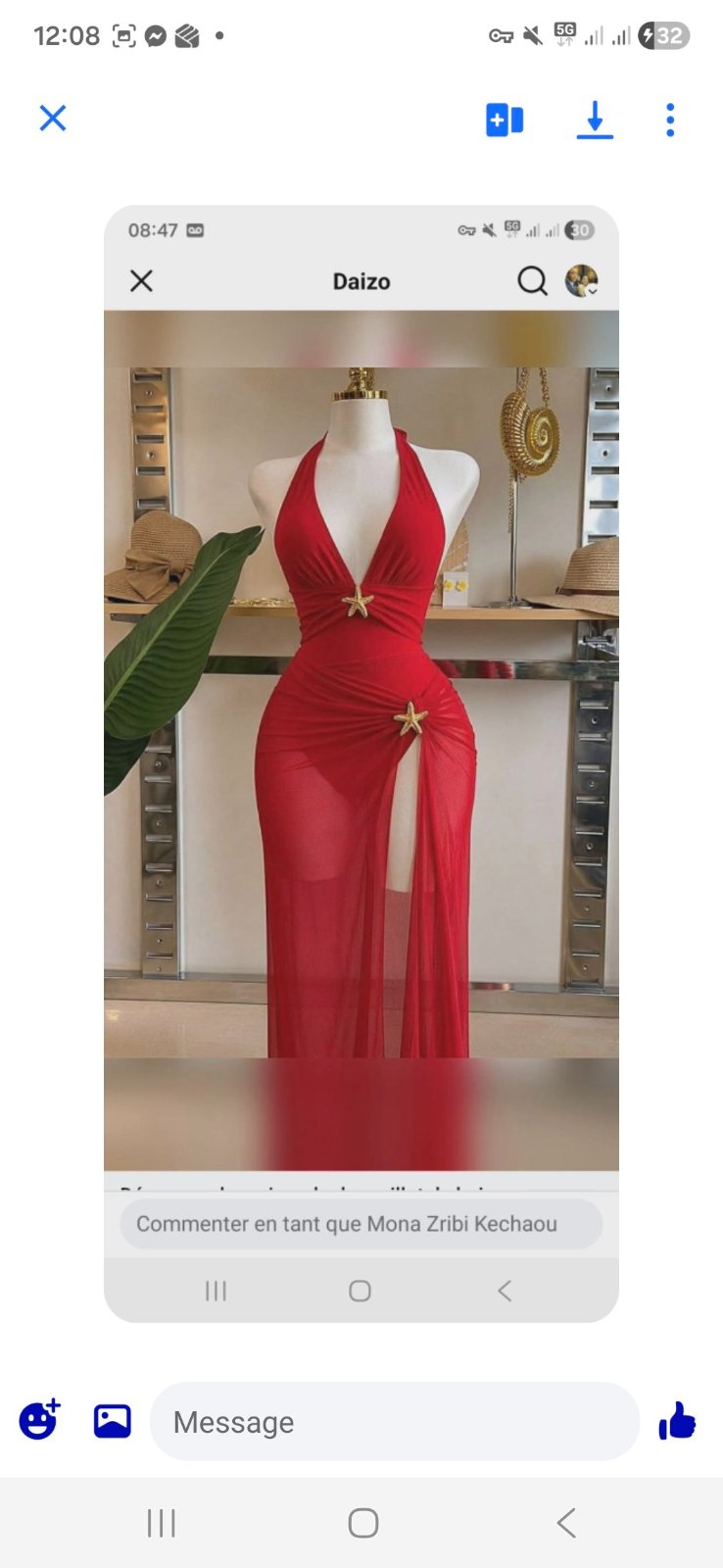 Maillot avec cache
