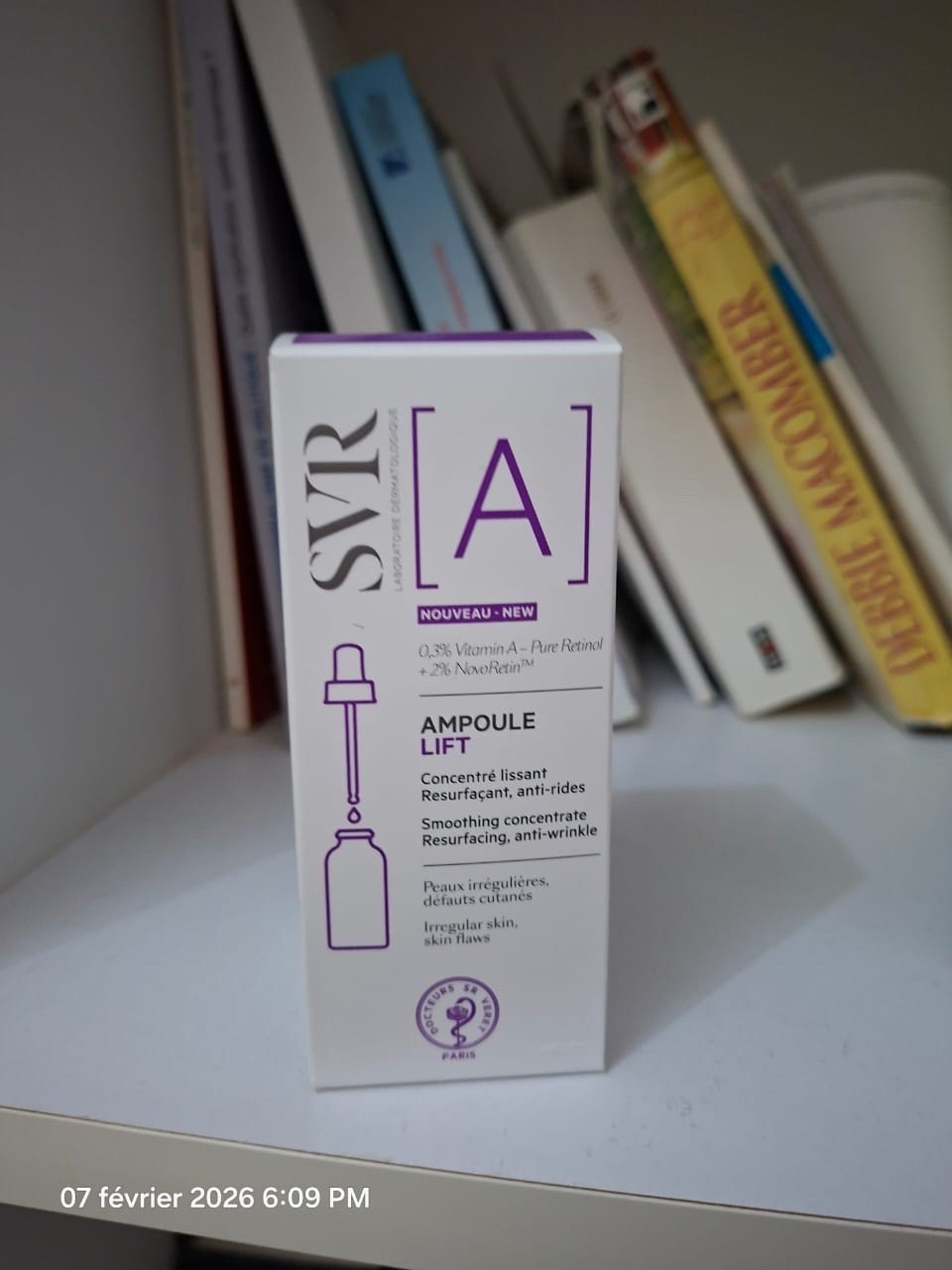 SVR AMPOULE A LIFT 0.3% CONCENTRE LISSANT 30ML PEAUX NORMALES A GRASSES