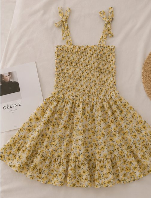 Robe estivale fleurie 