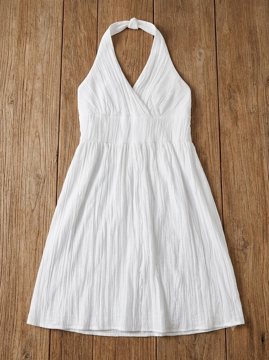 Robe blanche courte 