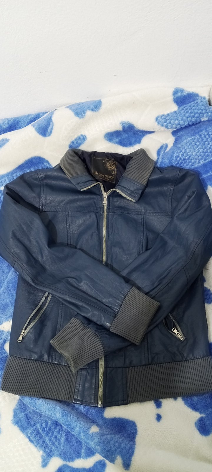 Veste cuire