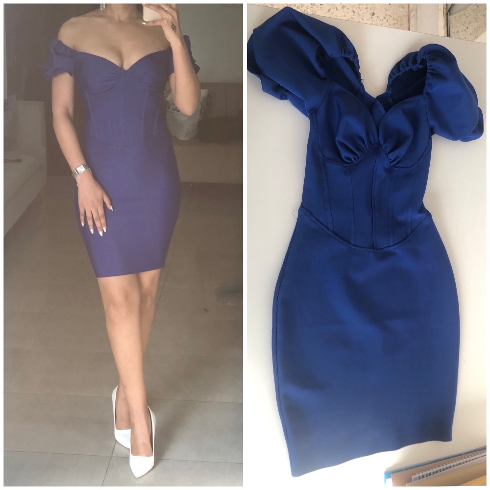 Robe bleu