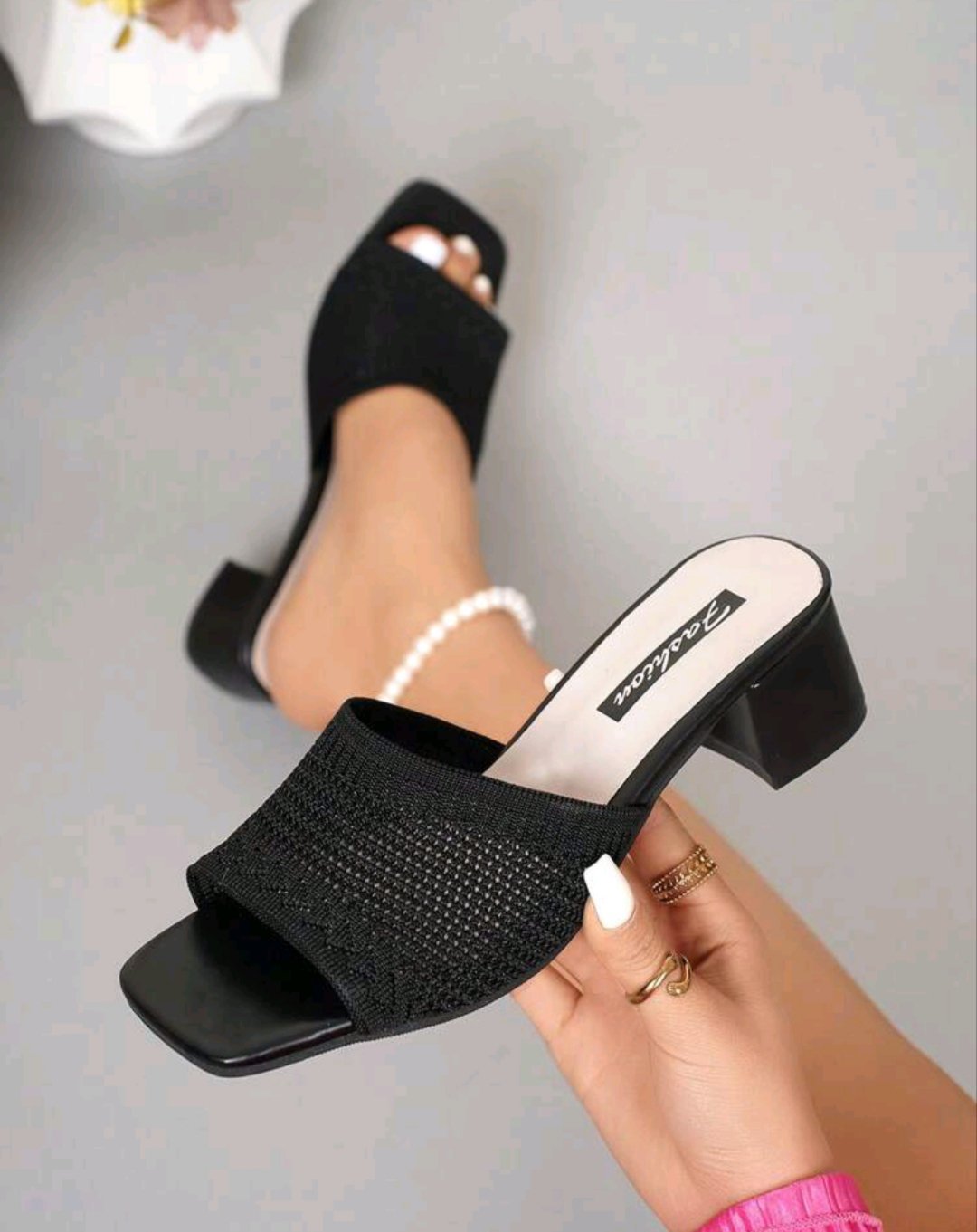 Mules noire shein 41 -42