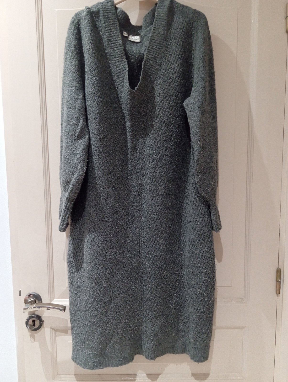 Robe laine gris 