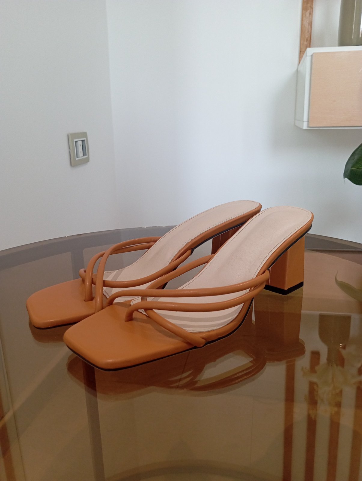 Mules couleur caramel 