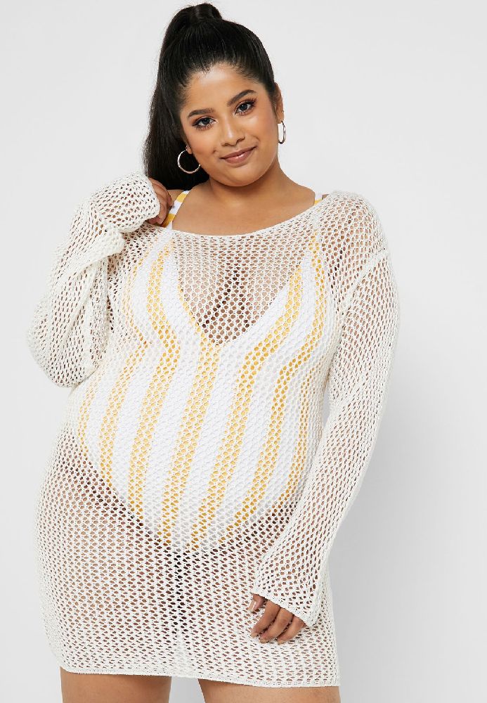 Robe de plage/ cache en crochet 