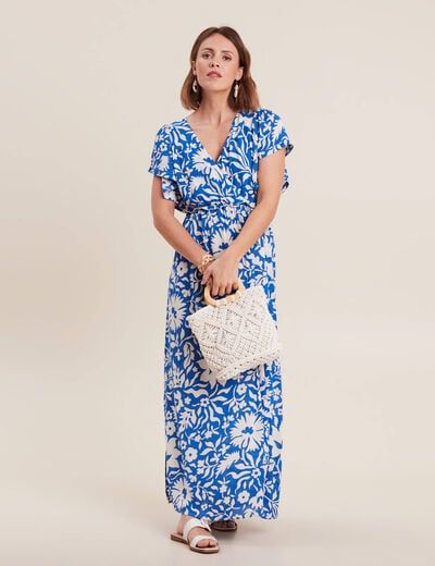 Robe bleu et blanc👗