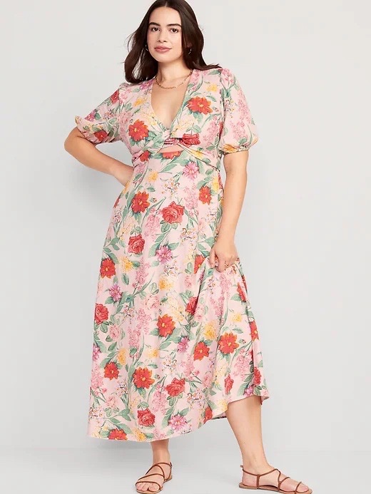Robe floral en lin🌸🌼🌺