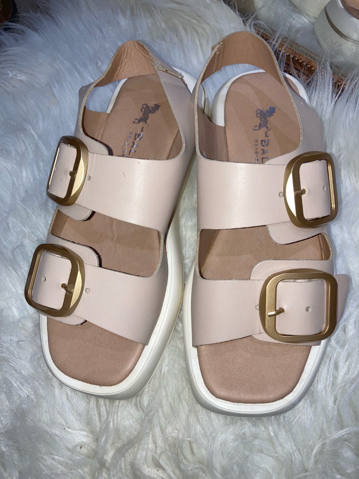 Sandales en cuir véritable