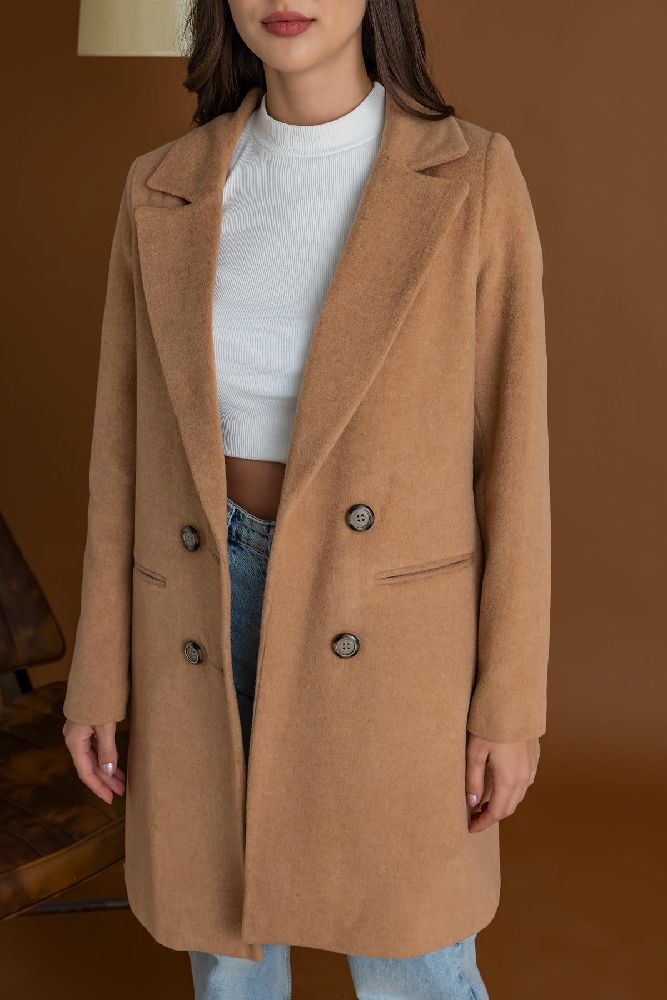 Manteau camel