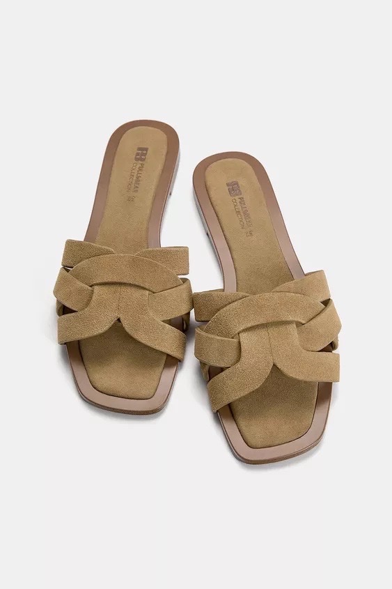 Mule cuir Pull&bear