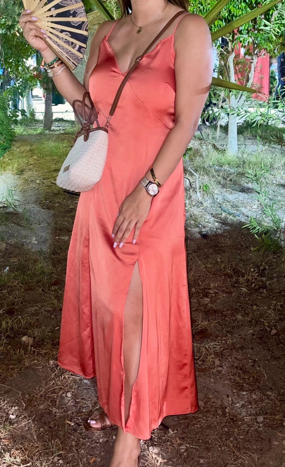 Robe satin 