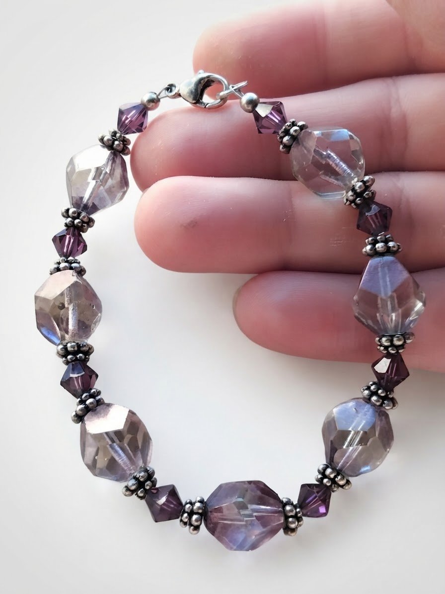 Bracelet avec fermoir argent 925