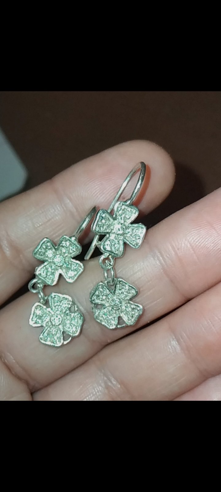 Boucles d’oreilles en argent 