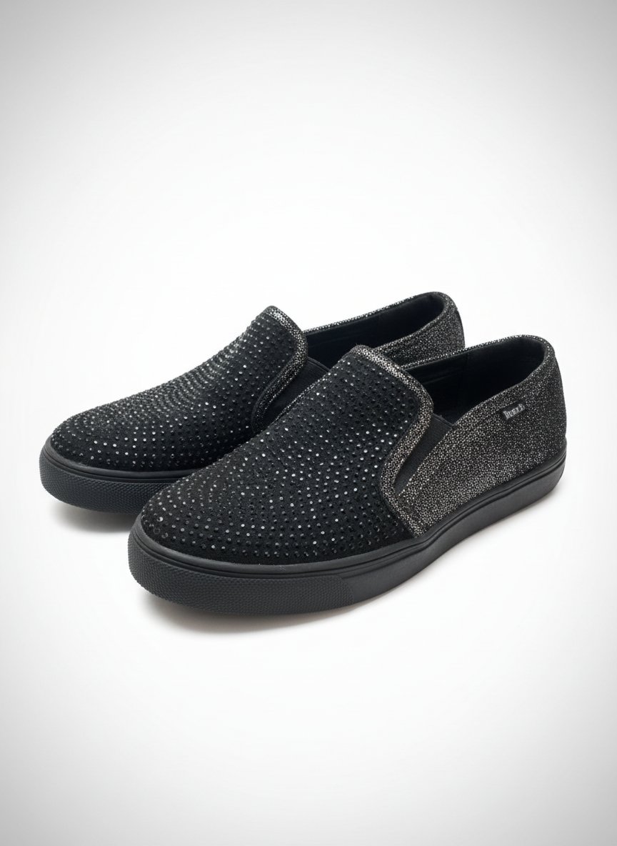 Slip-on noirs