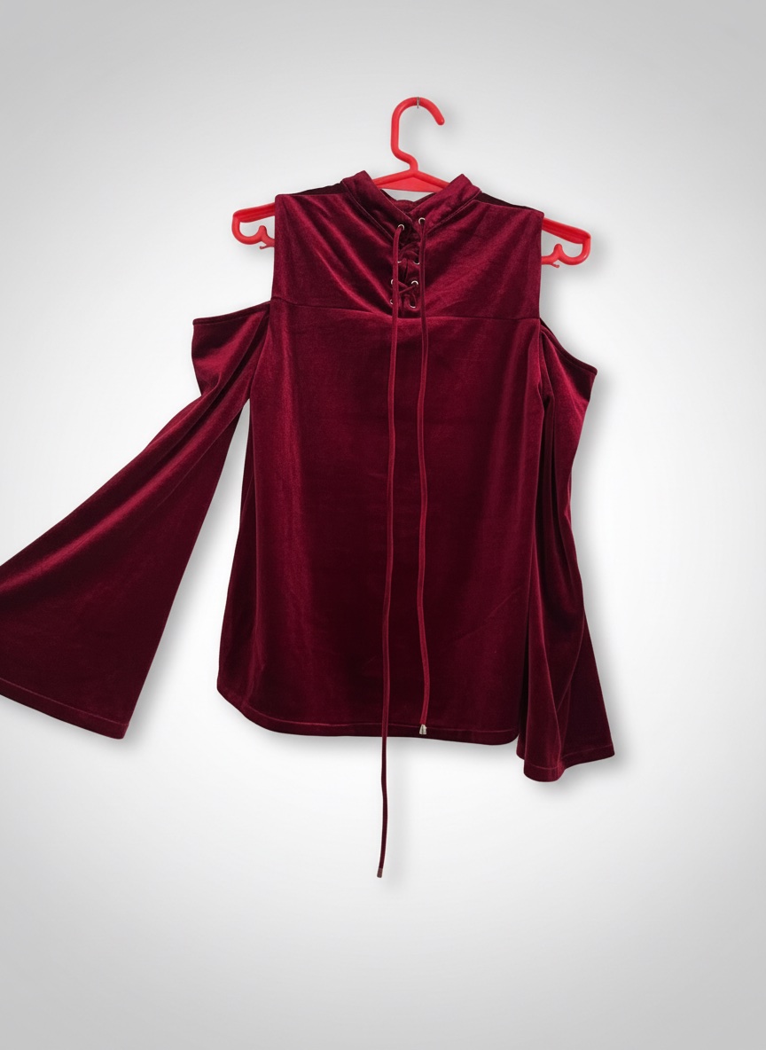 Red velvet top 