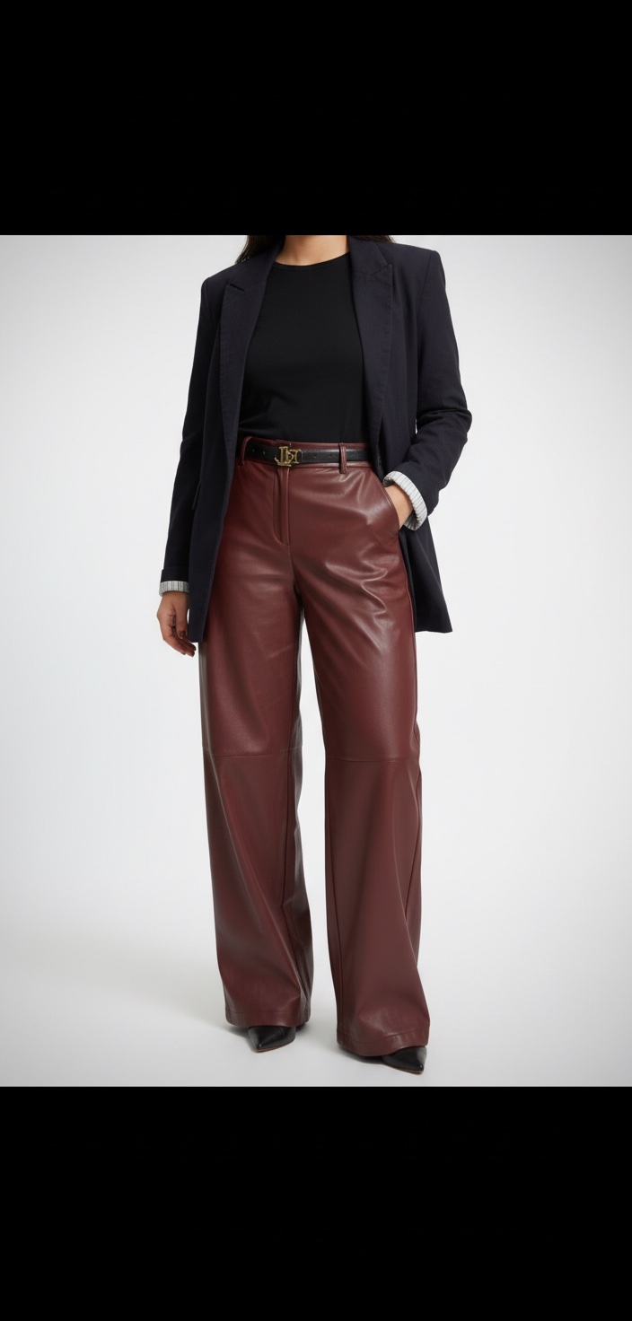 Pantalon bordeaux