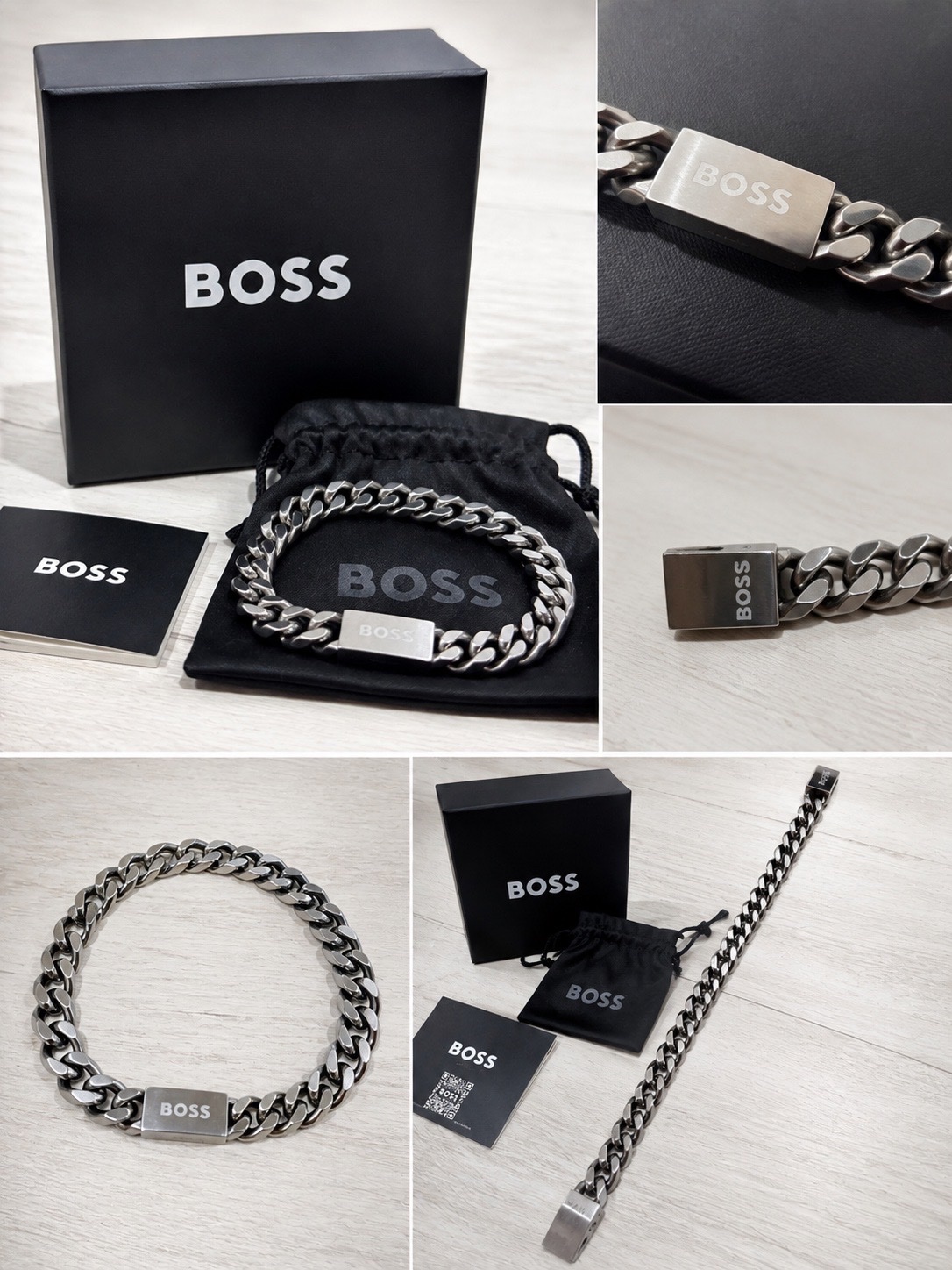 Bracelet boss acier