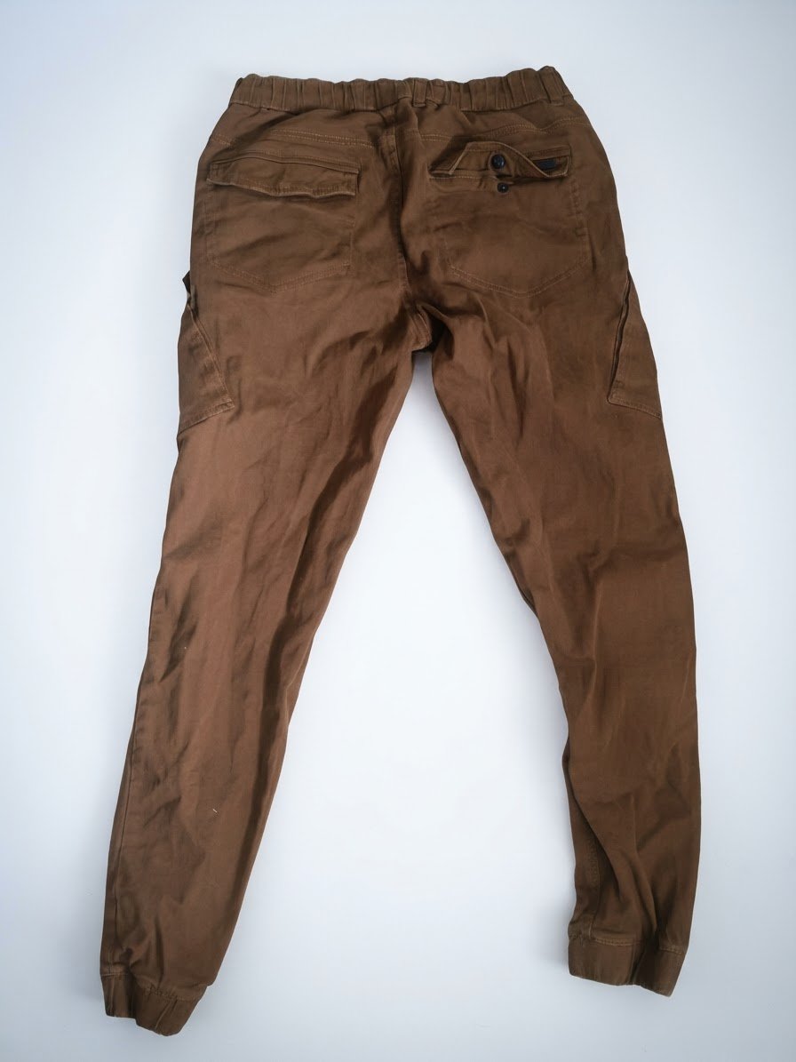 Pantalon cargo homme marron