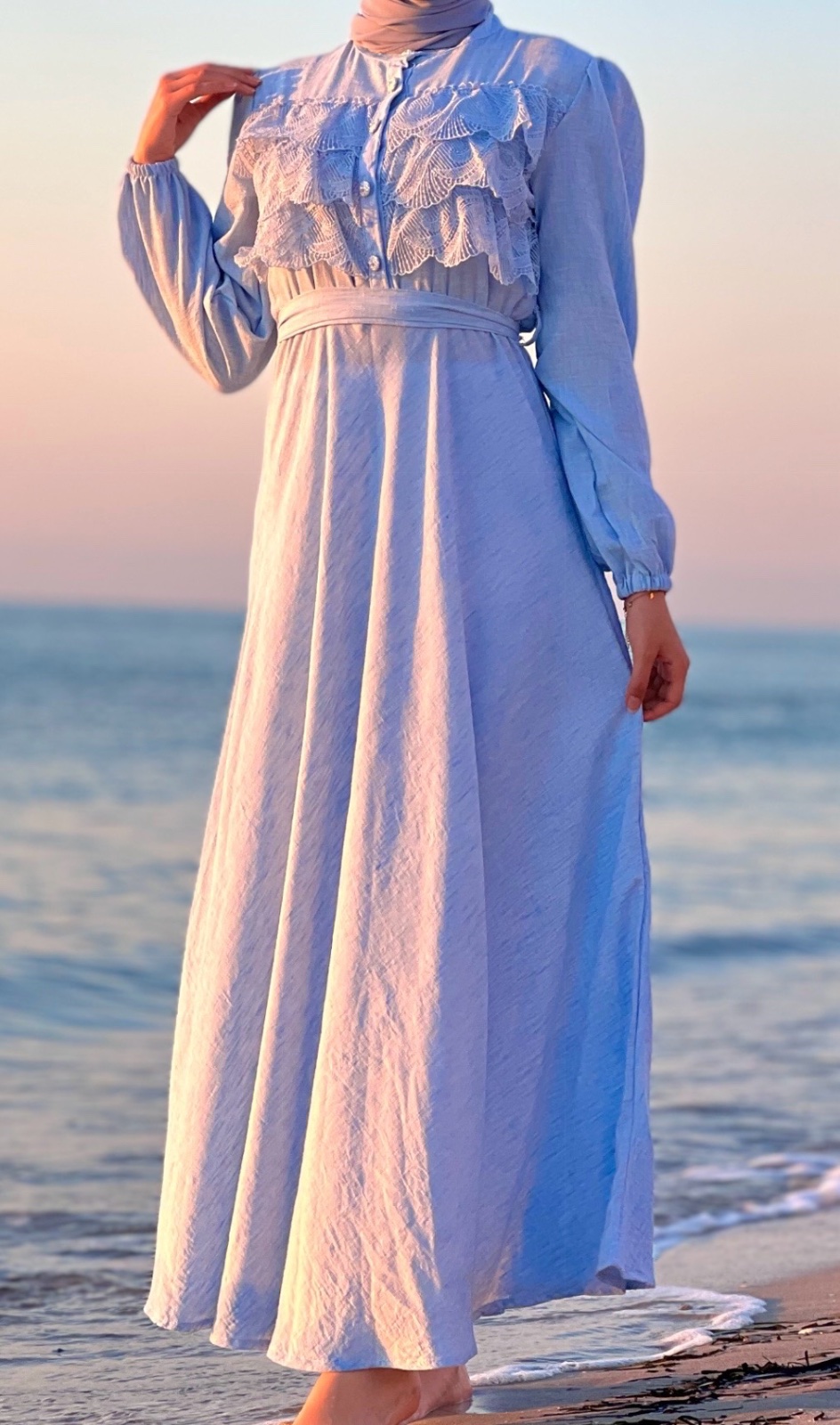 Robe bleu ciel
