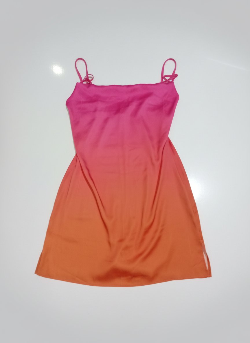 Robe effet satiné 