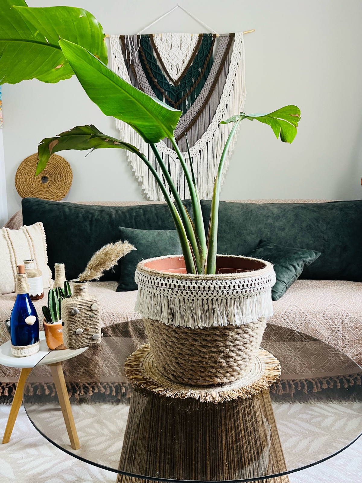 ✨ Pots décoratifs en jute – Handmade ✨