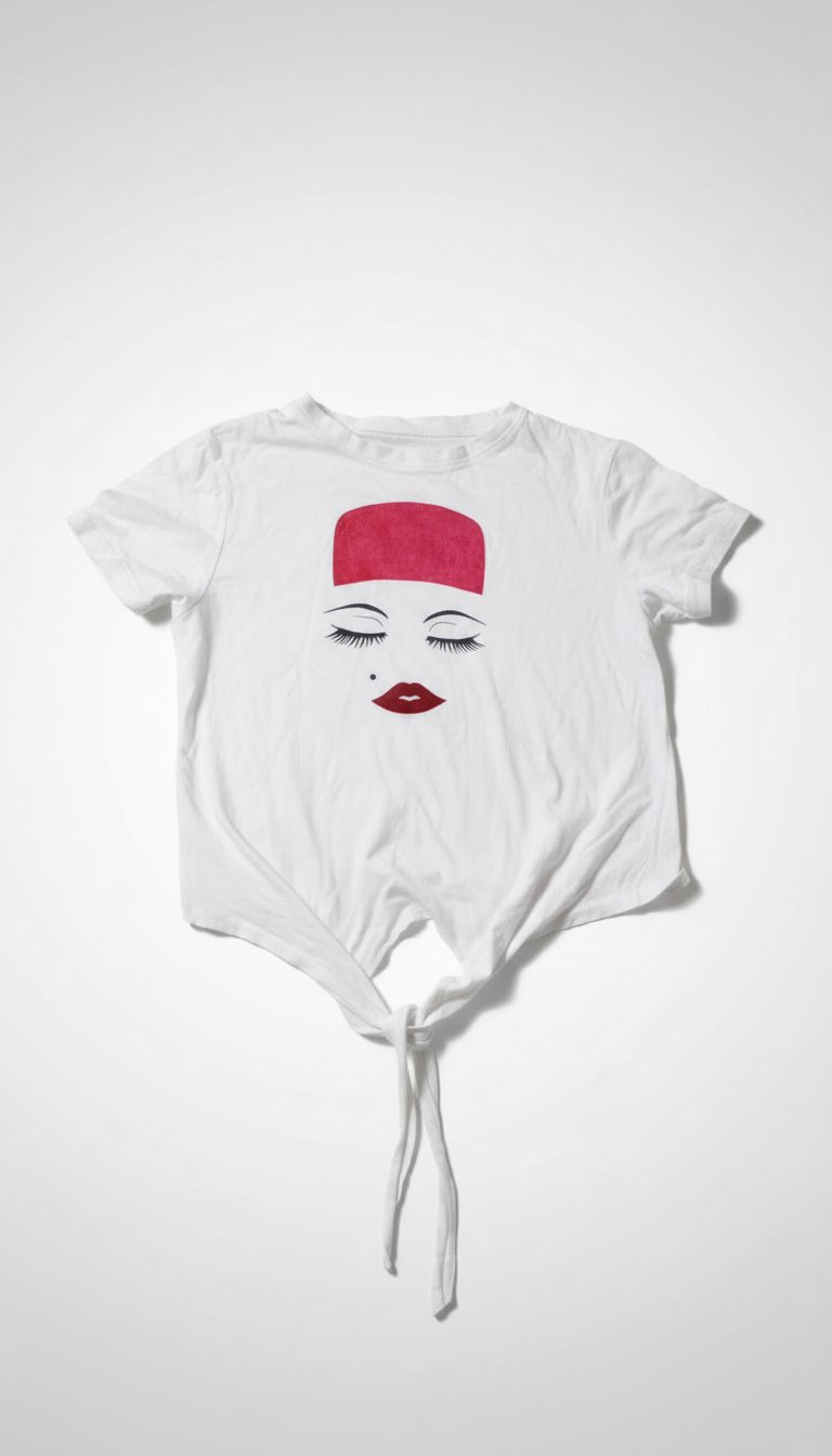 T-shirt blanche tendance pour femme