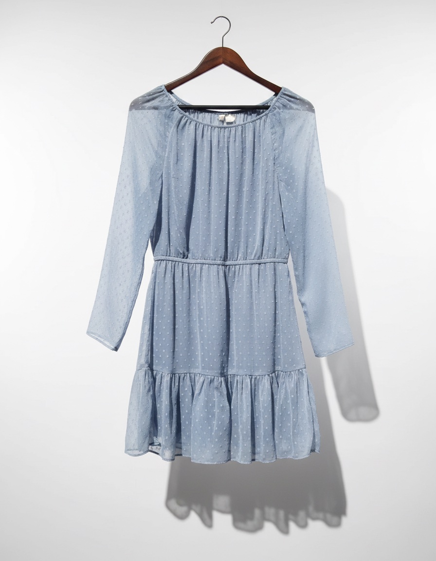 Robe bleue gris 