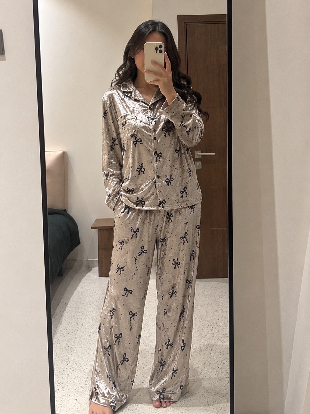 Pyjama en velours élégant et confortable ✨