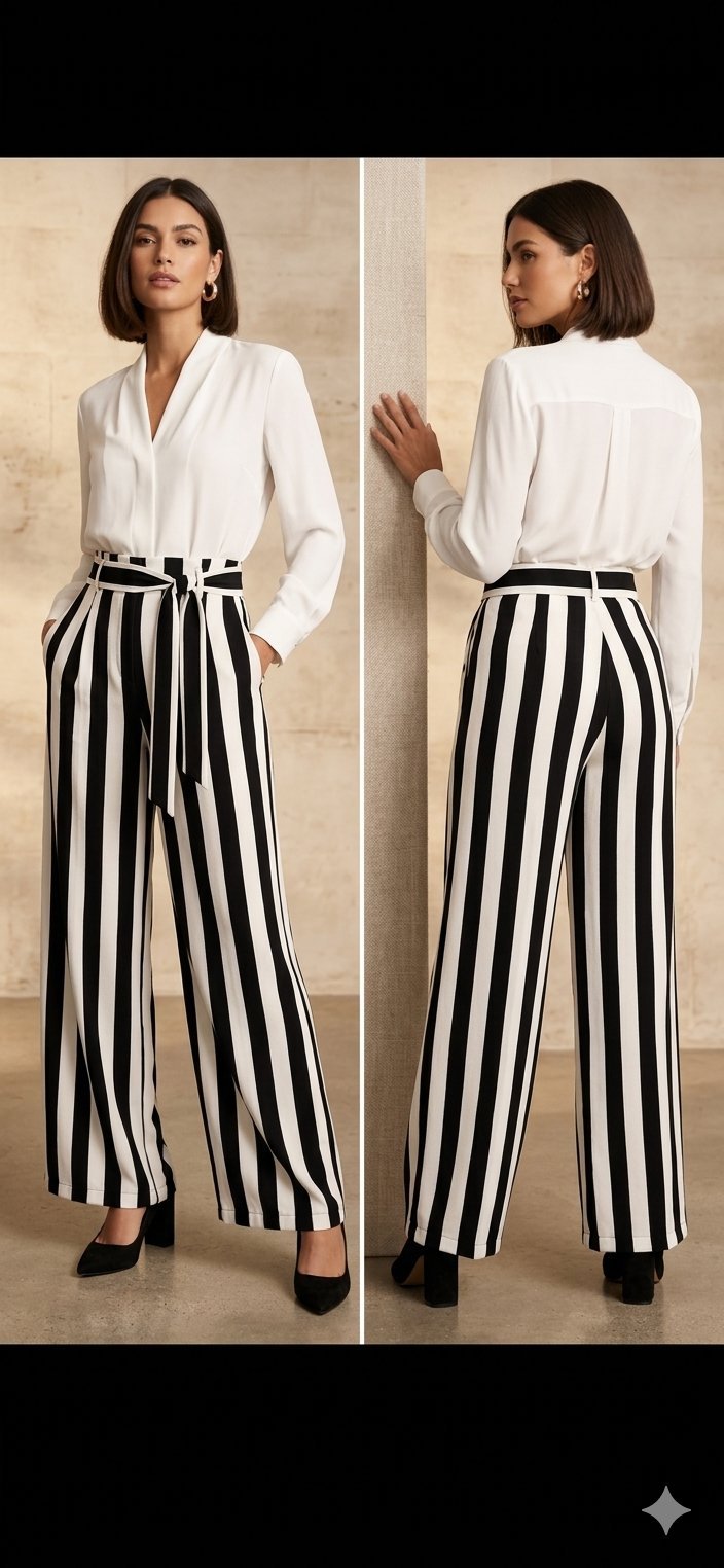 Pantalon large 