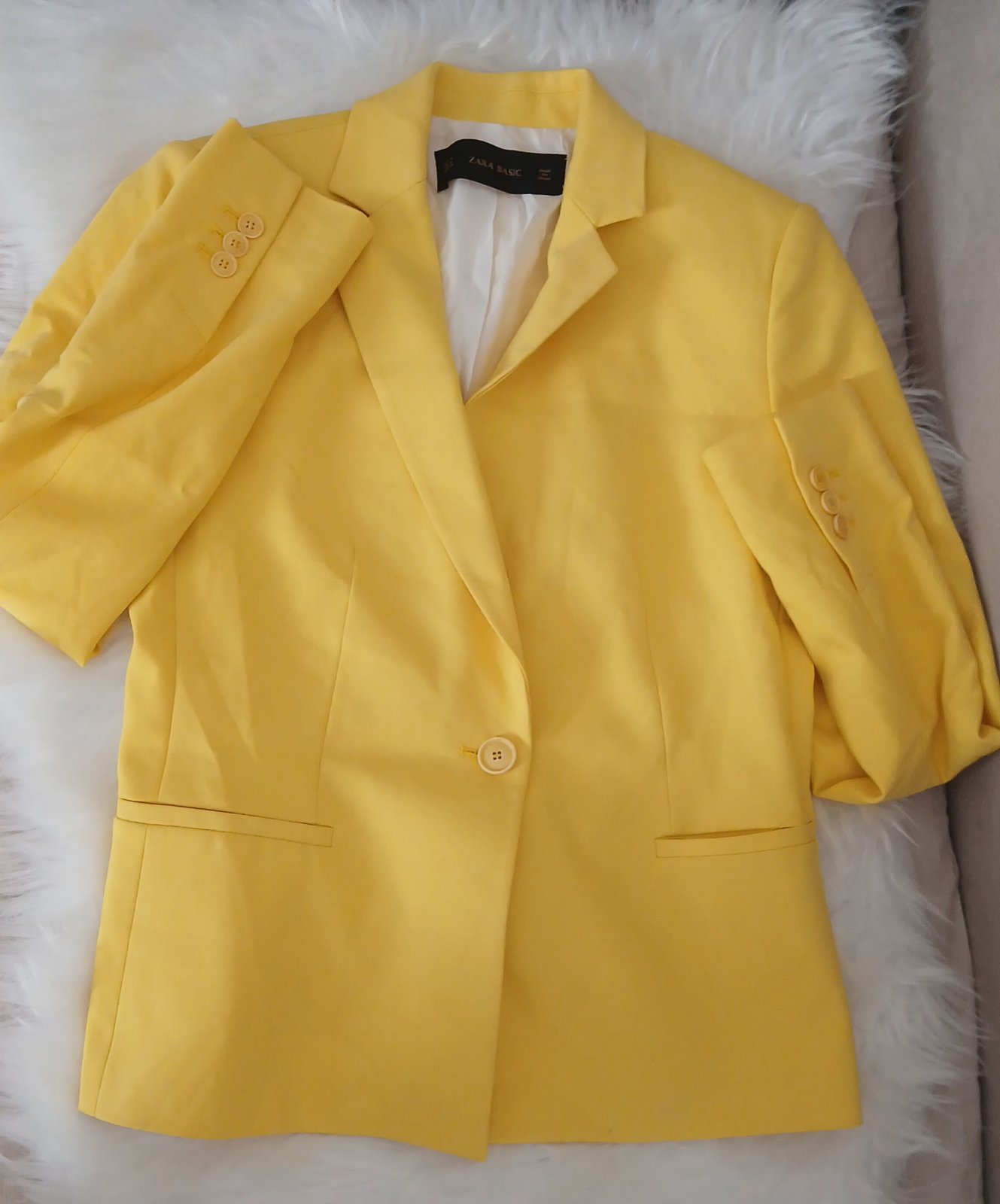 Blazer jaune chic