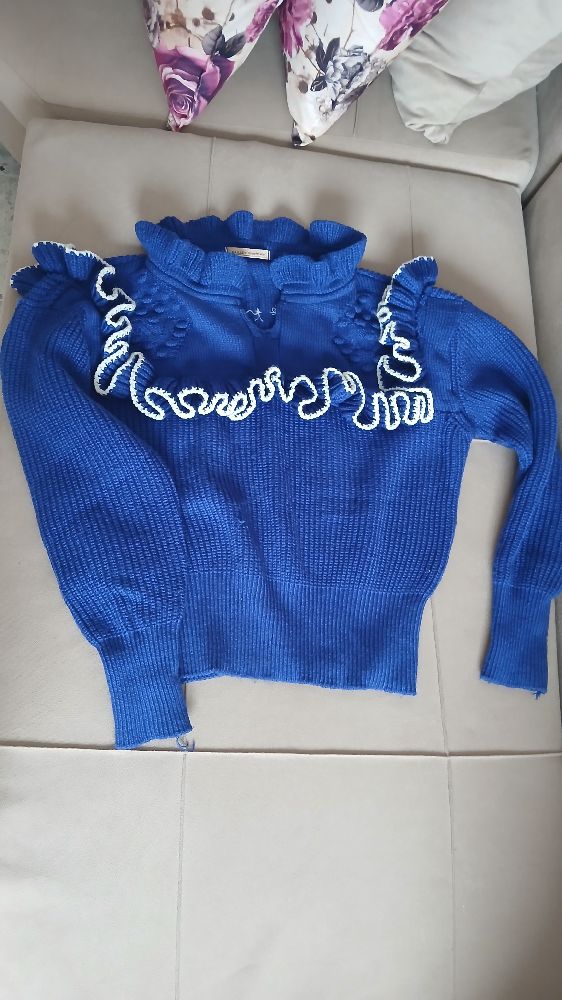 Pull bleu 