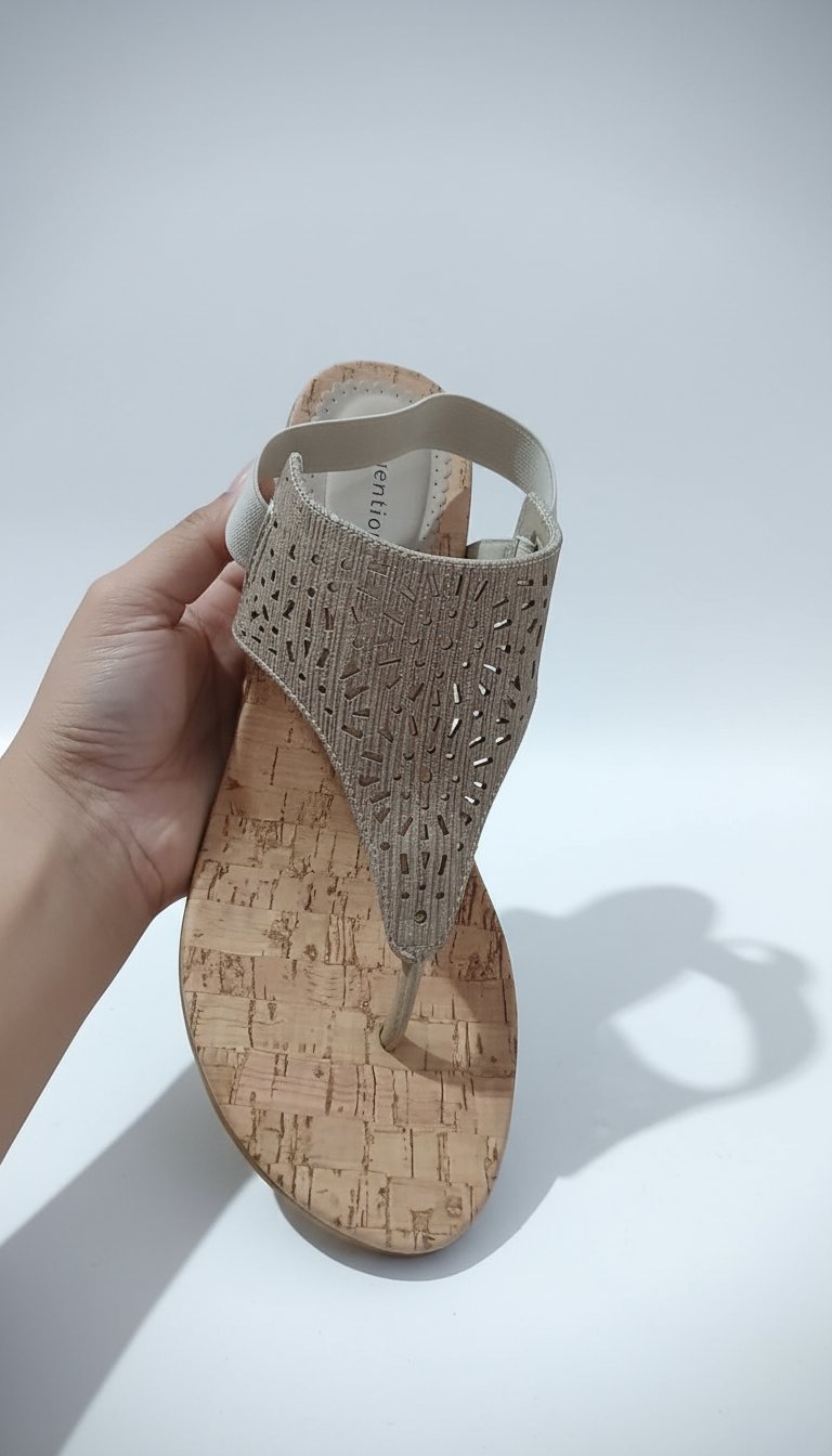 Sandale beige 