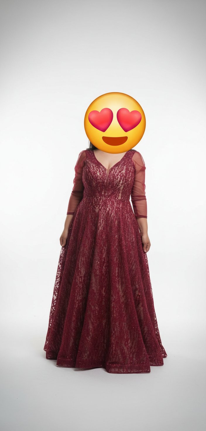 Robe soirée élégante et chic,couleur rouge bordeaux,la taille 42,44 