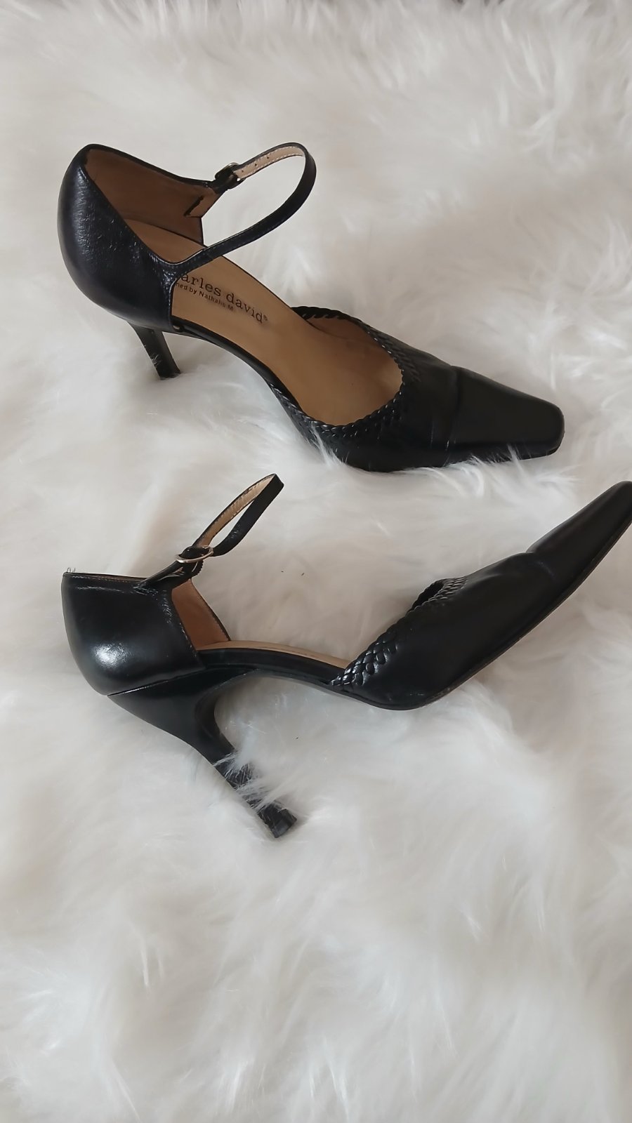 Escarpins chic noire, pointure 37.5