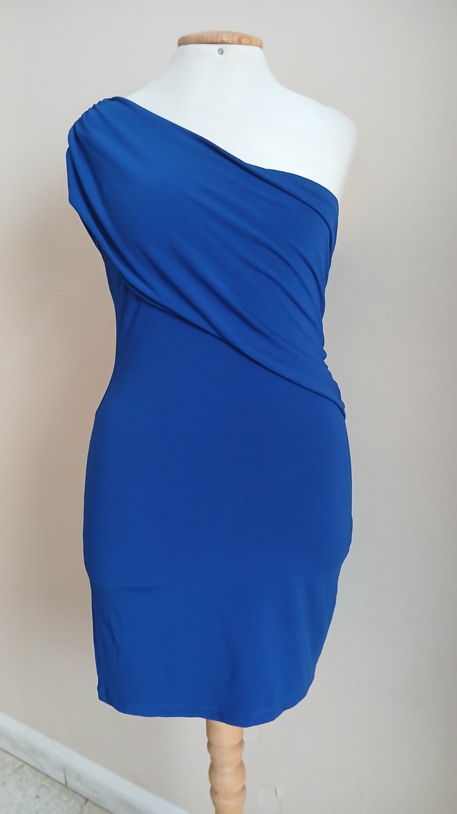 Robe courte, la, pratique, quotidienne, couleur  bleu, la taille 36,38 