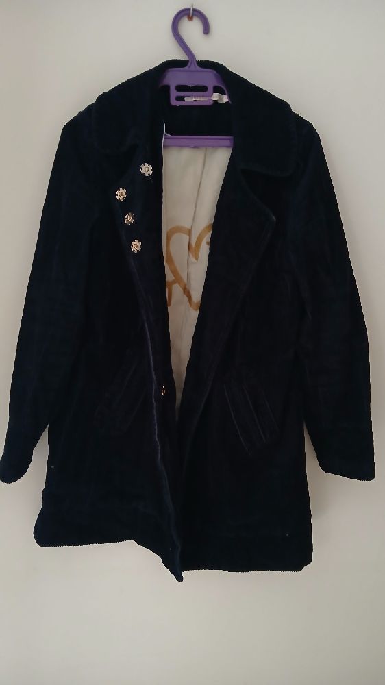 Manteau bleu pétrole gatifa
