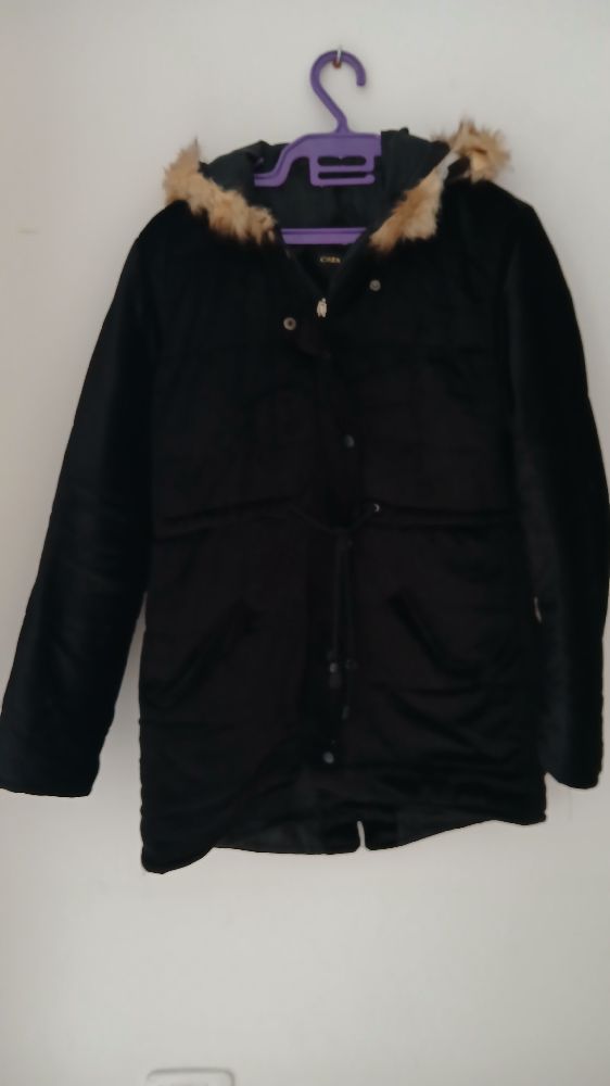 Manteau noire chic 